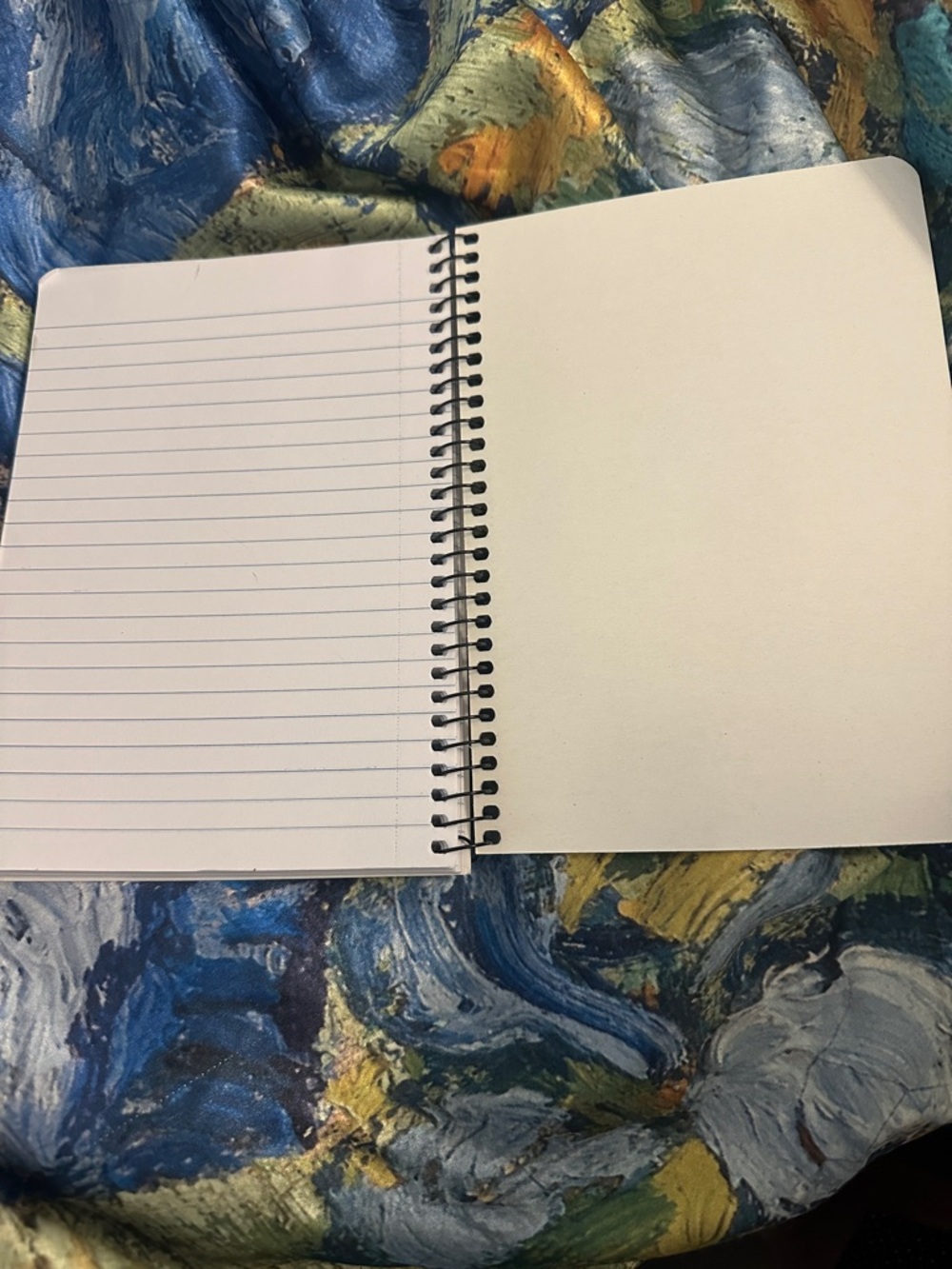 Blue Gradient Spiral Notebook - Picture 3 of 4